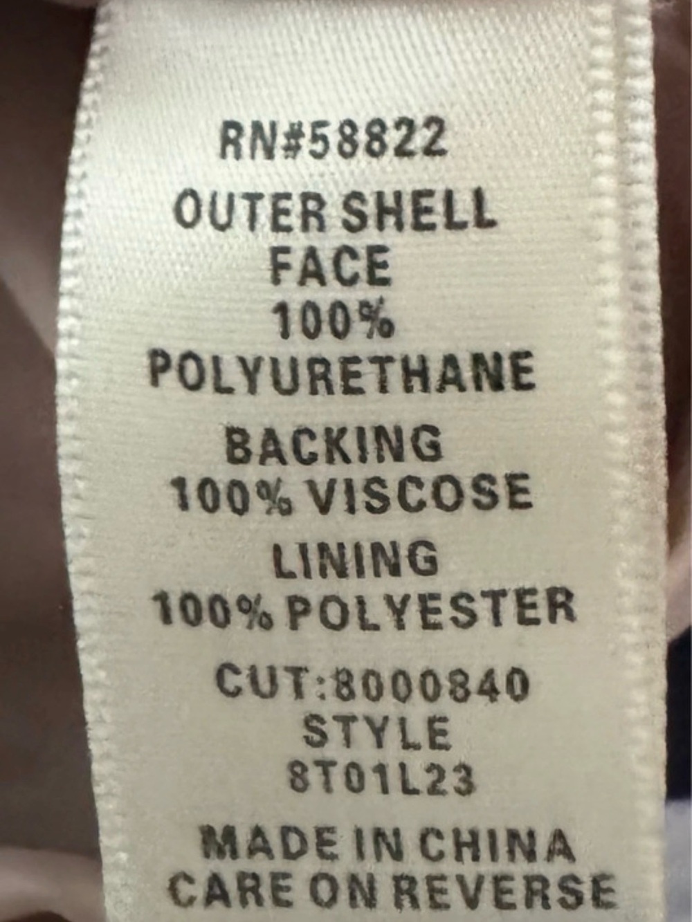 Max Studio Baby Pink Faux Leather Moto Jacket Coquette Sexy Girl Feminine XL - Picture 8 of 8